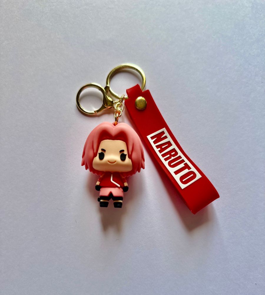 SAKURA HARUNO | 3D ANIME KEYCHAIN | NARUTO – OtakuART