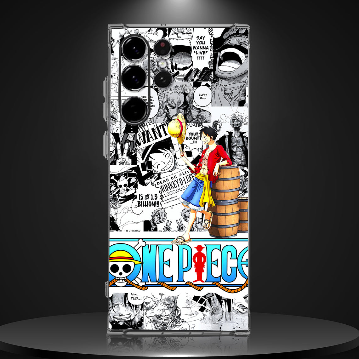 LUFFY 004 | SILICON TEXTURED BACK CASE