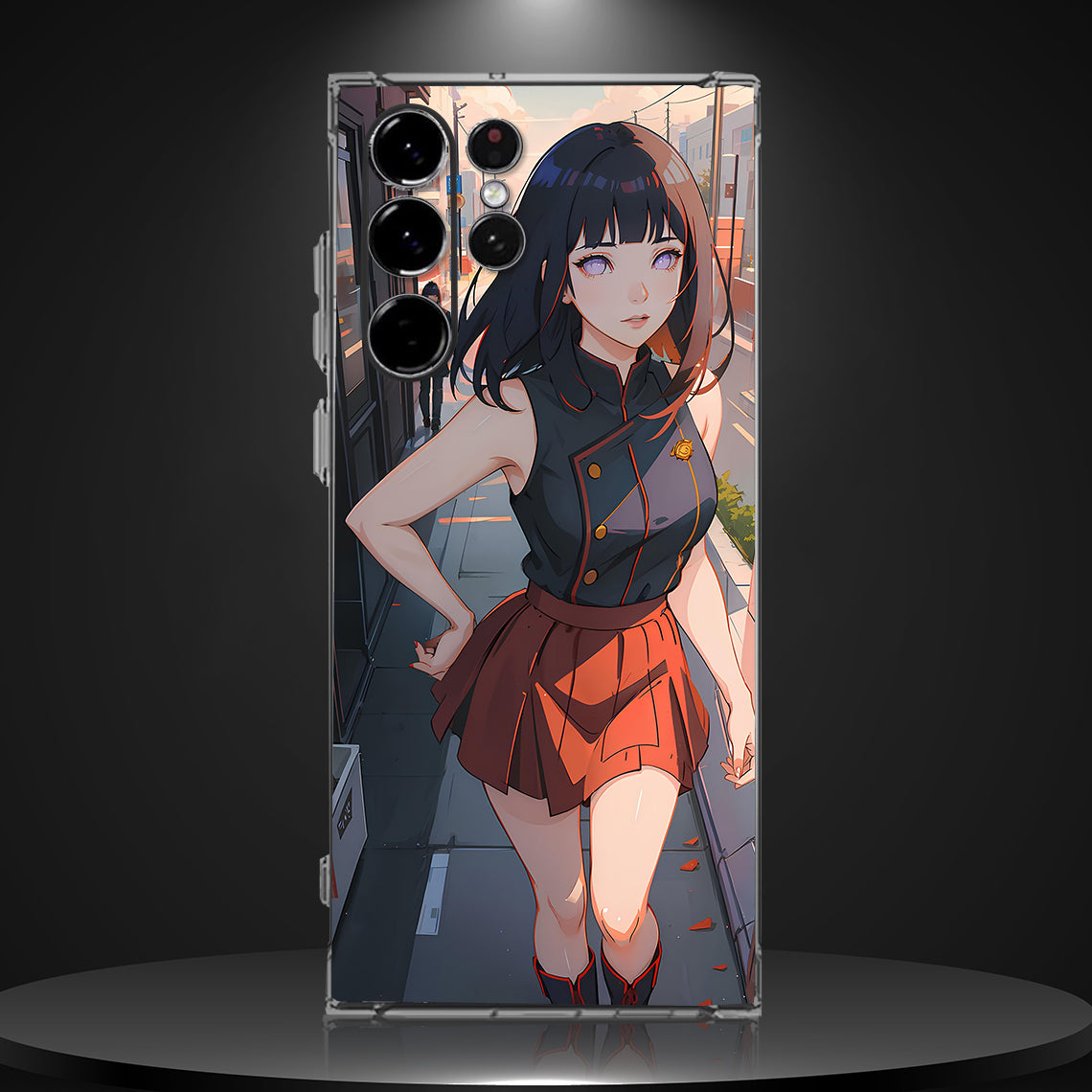 HINATA HYUGA 001 | SILICON TEXTURED BACK CASE