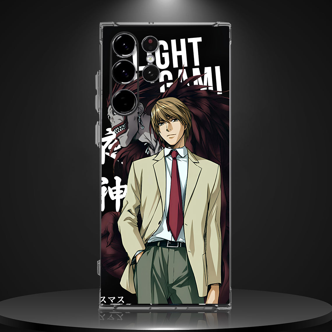 LIGHT YAGAMI 001 | SILICON TEXTURED BACK CASE