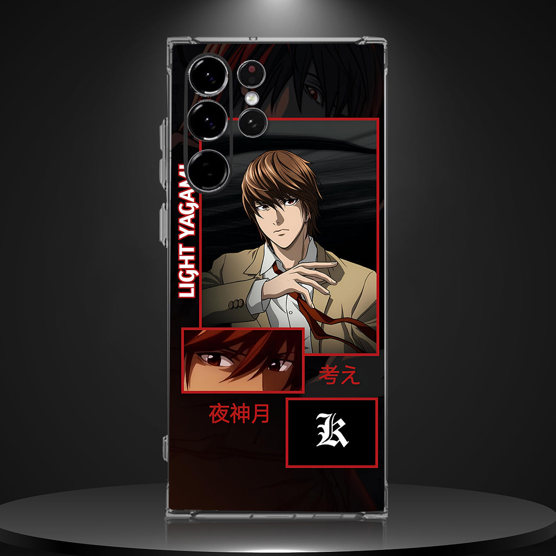 LIGHT YAGAMI 003 | SILICON TEXTURED BACK CASE