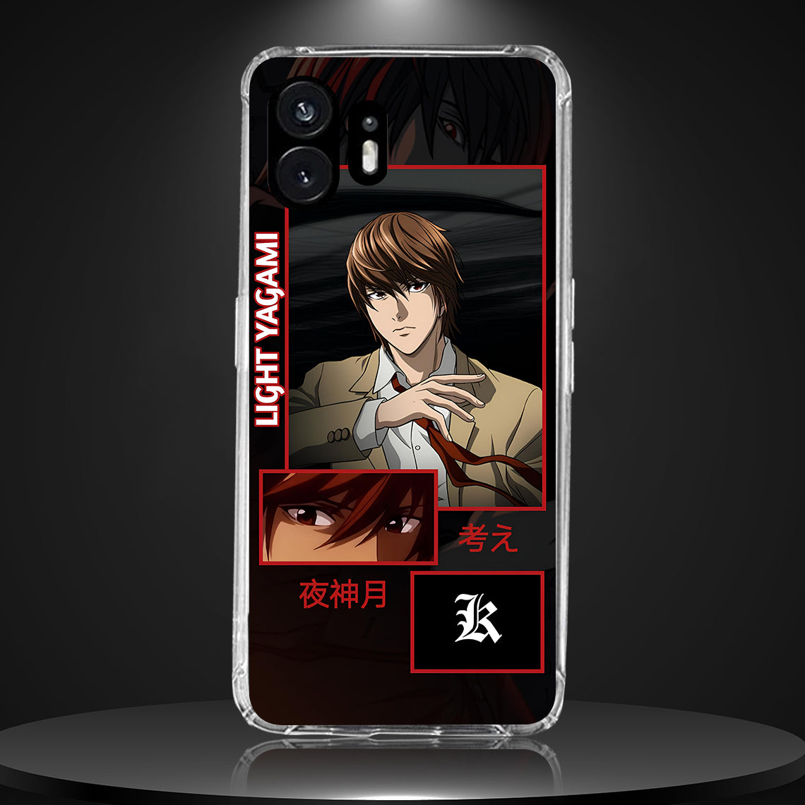 LIGHT YAGAMI 003 | SILICON TEXTURED BACK CASE