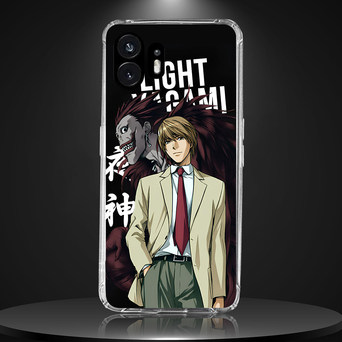 LIGHT YAGAMI 001 | SILICON TEXTURED BACK CASE