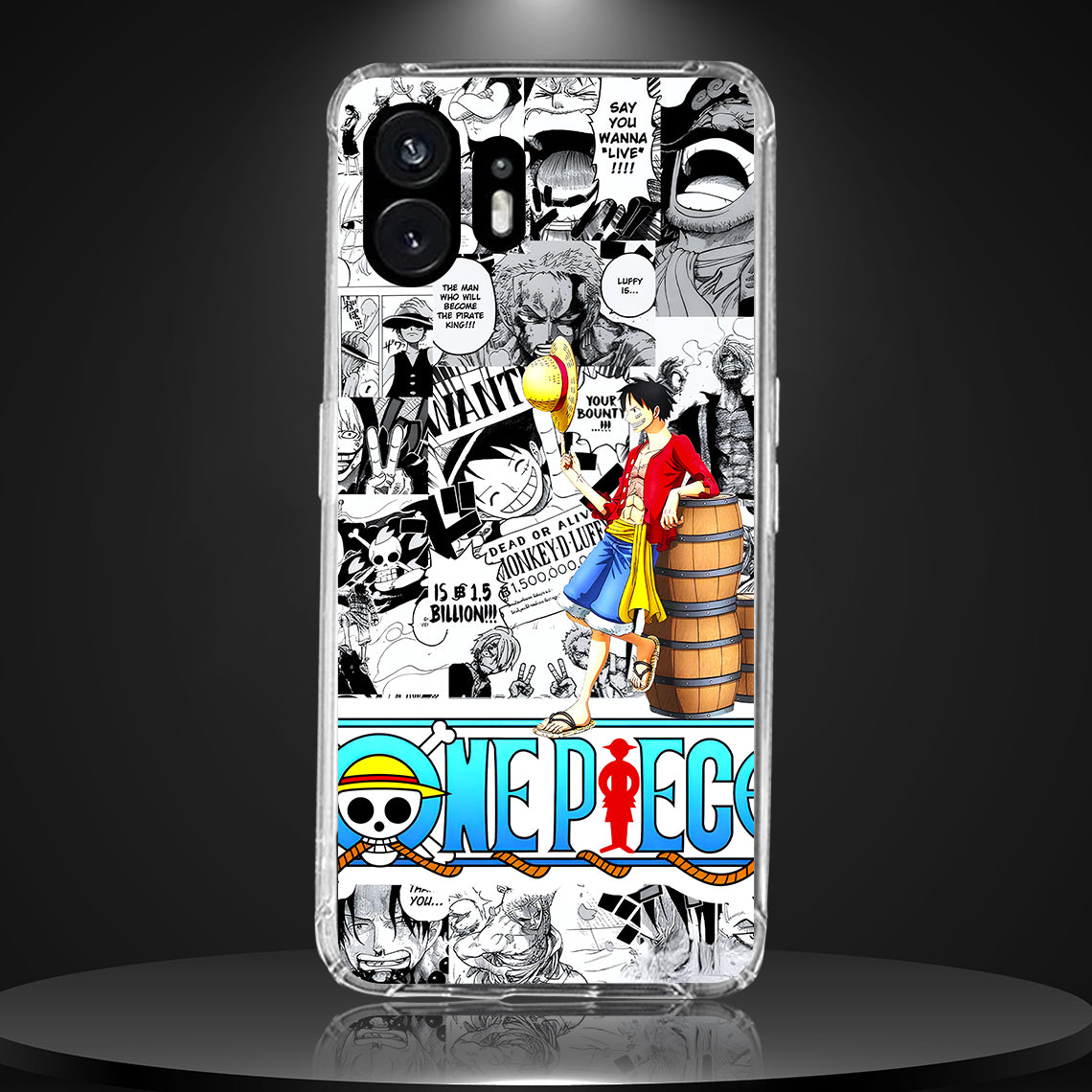 LUFFY 004 | SILICON TEXTURED BACK CASE