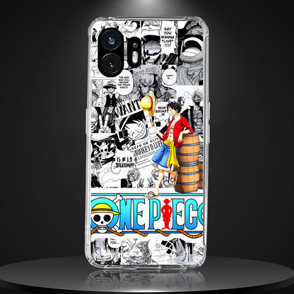 LUFFY 004 | SILICON TEXTURED BACK CASE