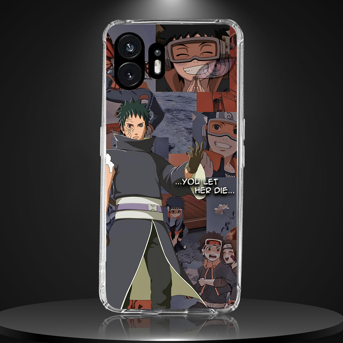 OBITO 001 | SILICON TEXTURED BACK CASE