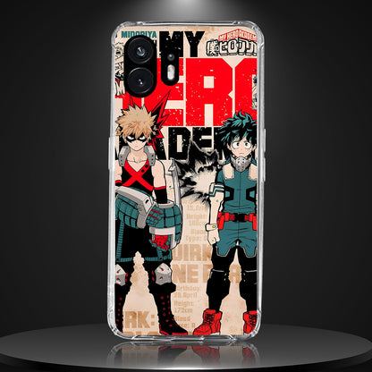 MY HERO ACADEMIA 001 | SILICON TEXTURED BACK CASE