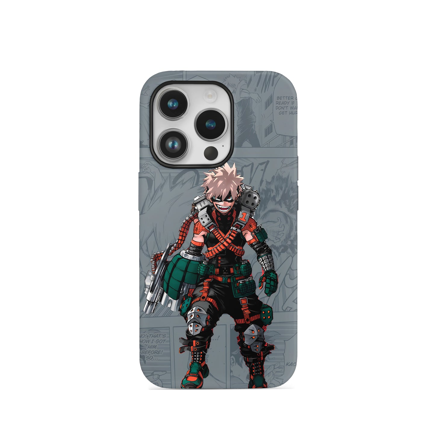 KATSUKI BAKUGO 001 | SILICON TEXTURED BACK CASE