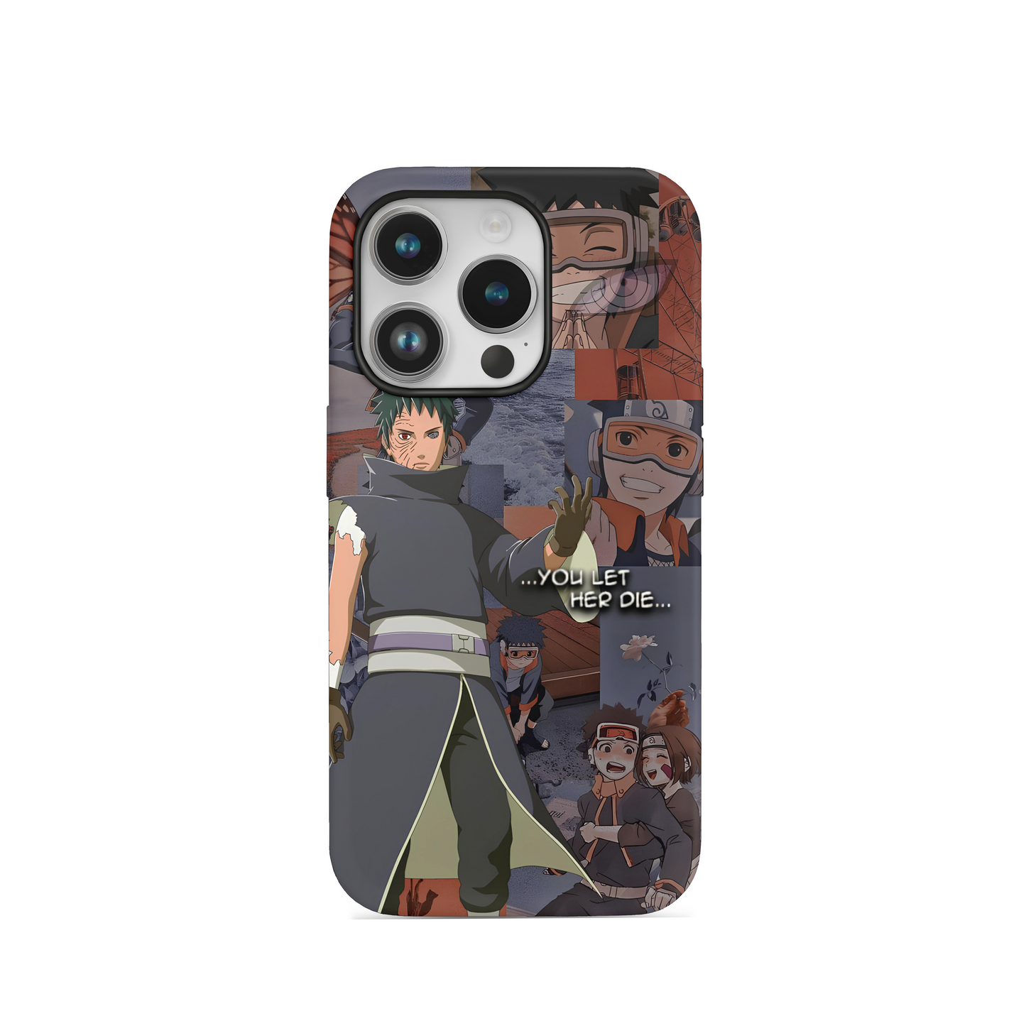 OBITO 001 | SILICON TEXTURED BACK CASE