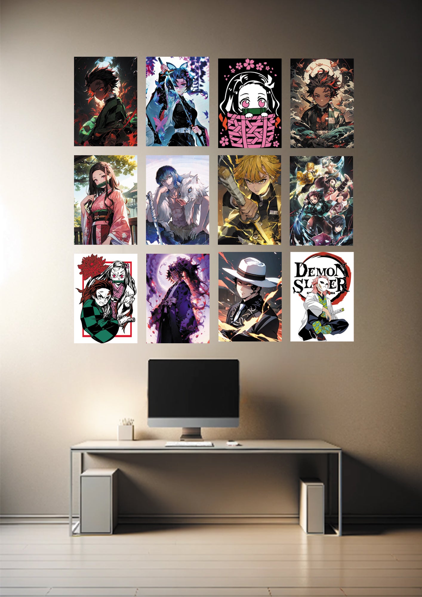 DEMON SLAYER WALL COLLAGE KIT (12 POSTERS) - OtakuART