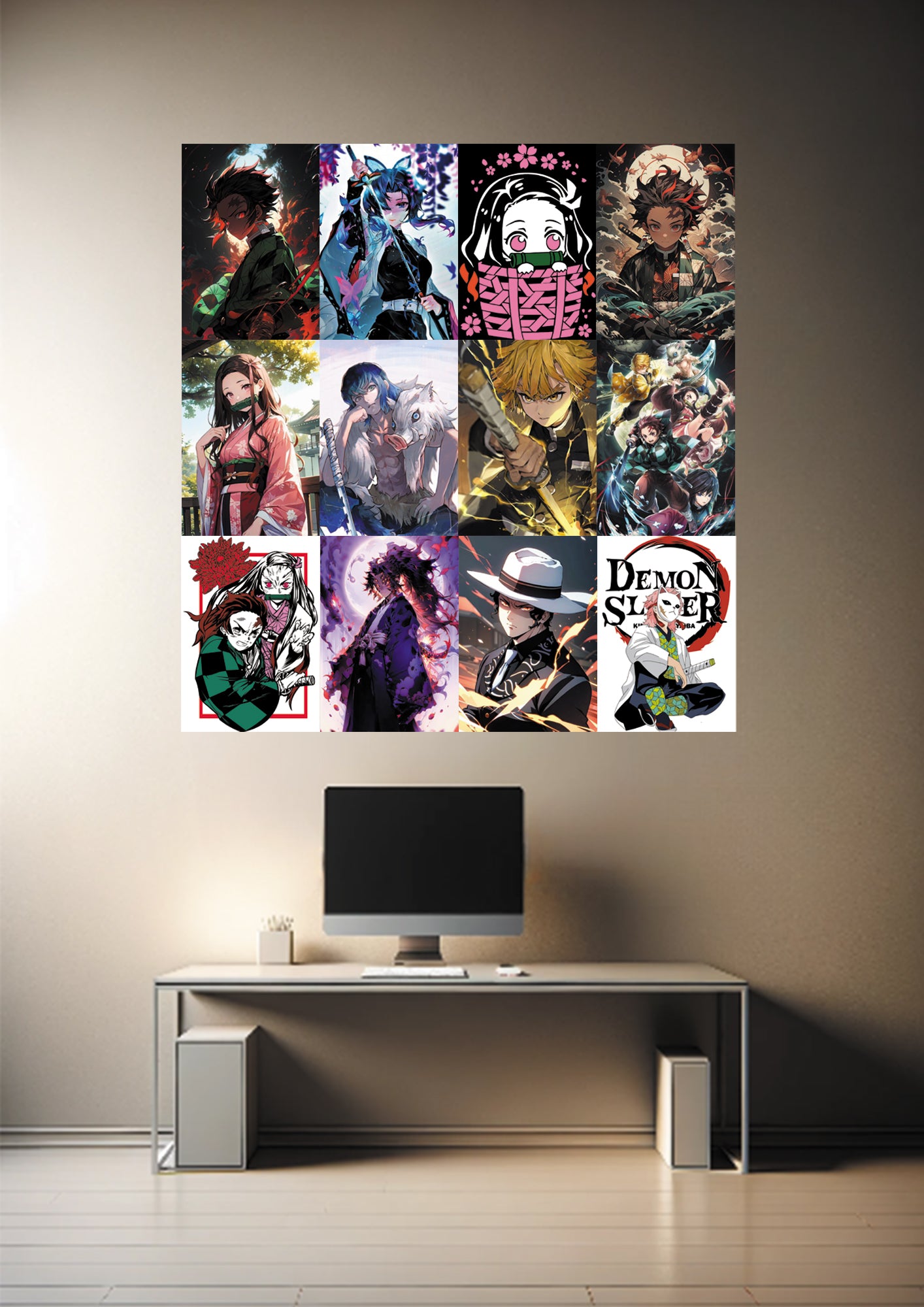 DEMON SLAYER WALL COLLAGE KIT (12 POSTERS) - OtakuART