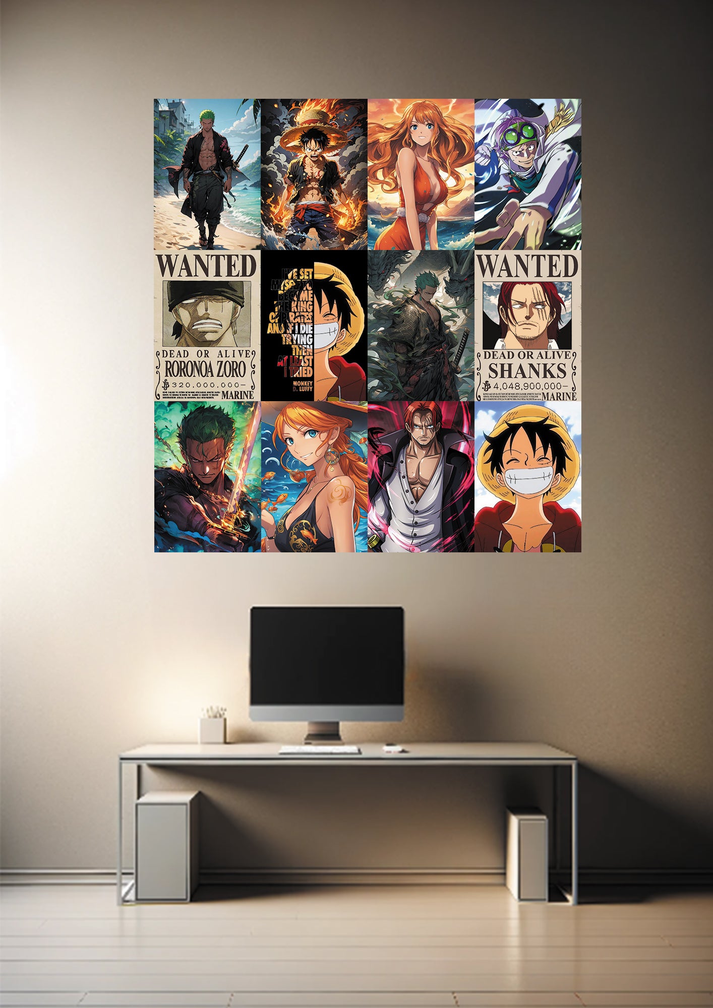 ONE PIECE WALL COLLAGE KIT (12 POSTERS) - OtakuART